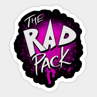 The Rad Pack Logo (Paint Pack) Sticker